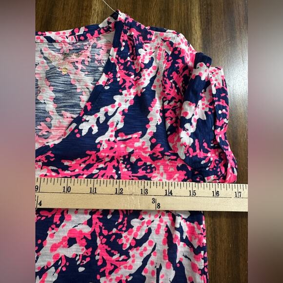 NWT Lilly Pulitzer Short Sleeve Jessica Beyond The Sea Nauti Blue Dress XS - Picture 4 of 7